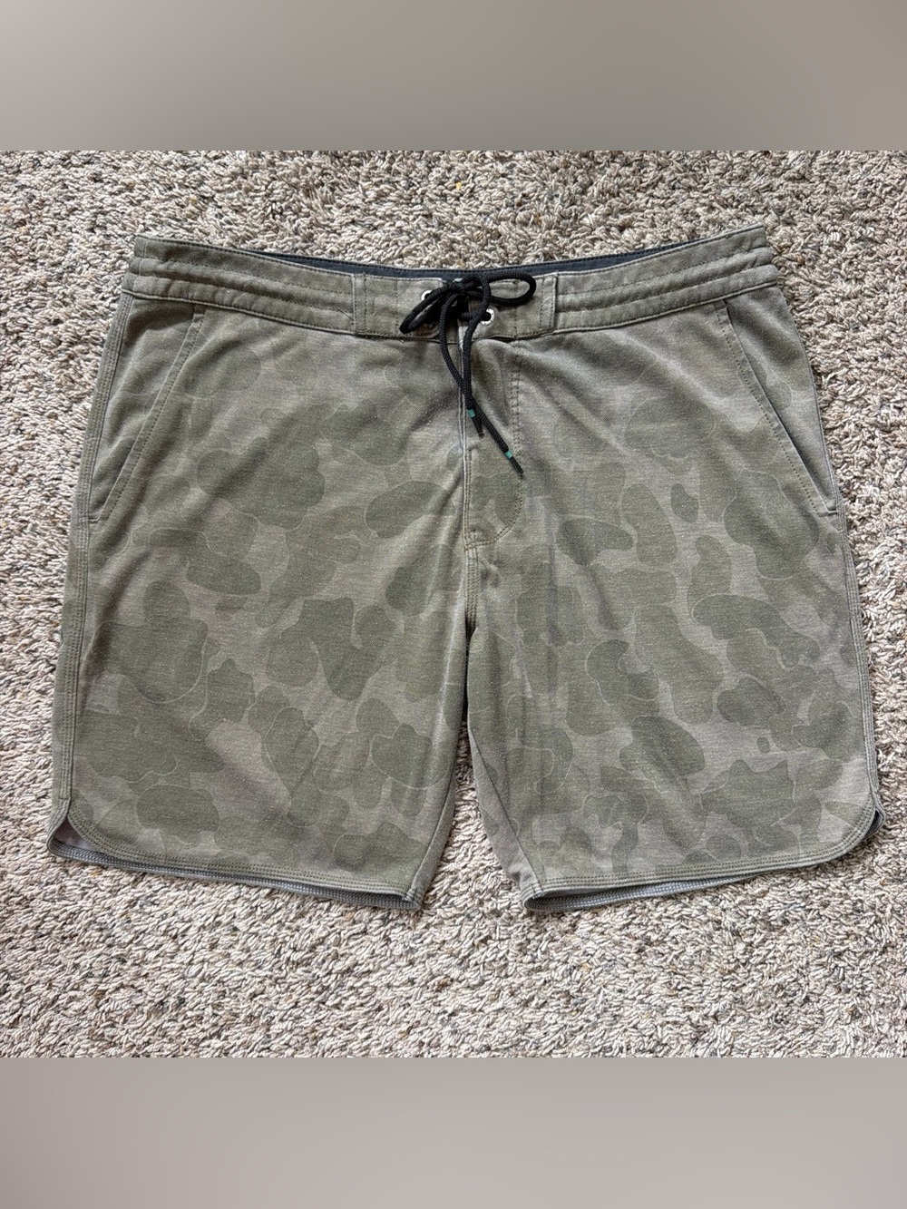 Vissla Locker Eco Green Camo Surfer Shorts 🍃 Size XL